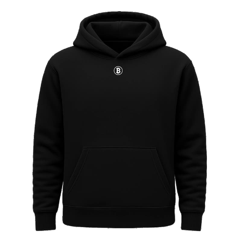 ₿ BLACK Bitcoin Hoodie
